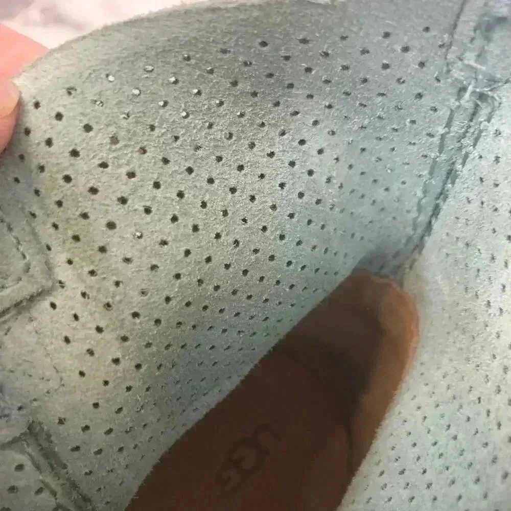 NWOT UGG Women's Classic Unlined Mini Perf Booties Light Blue Suede Size 9 - Picture 6 of 7